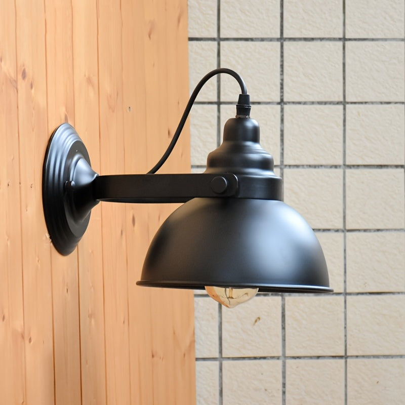 Industrial Vintage Wall Light | Retro Metal Sconce Lamp With An Adjustable Metal Swing Out Arm