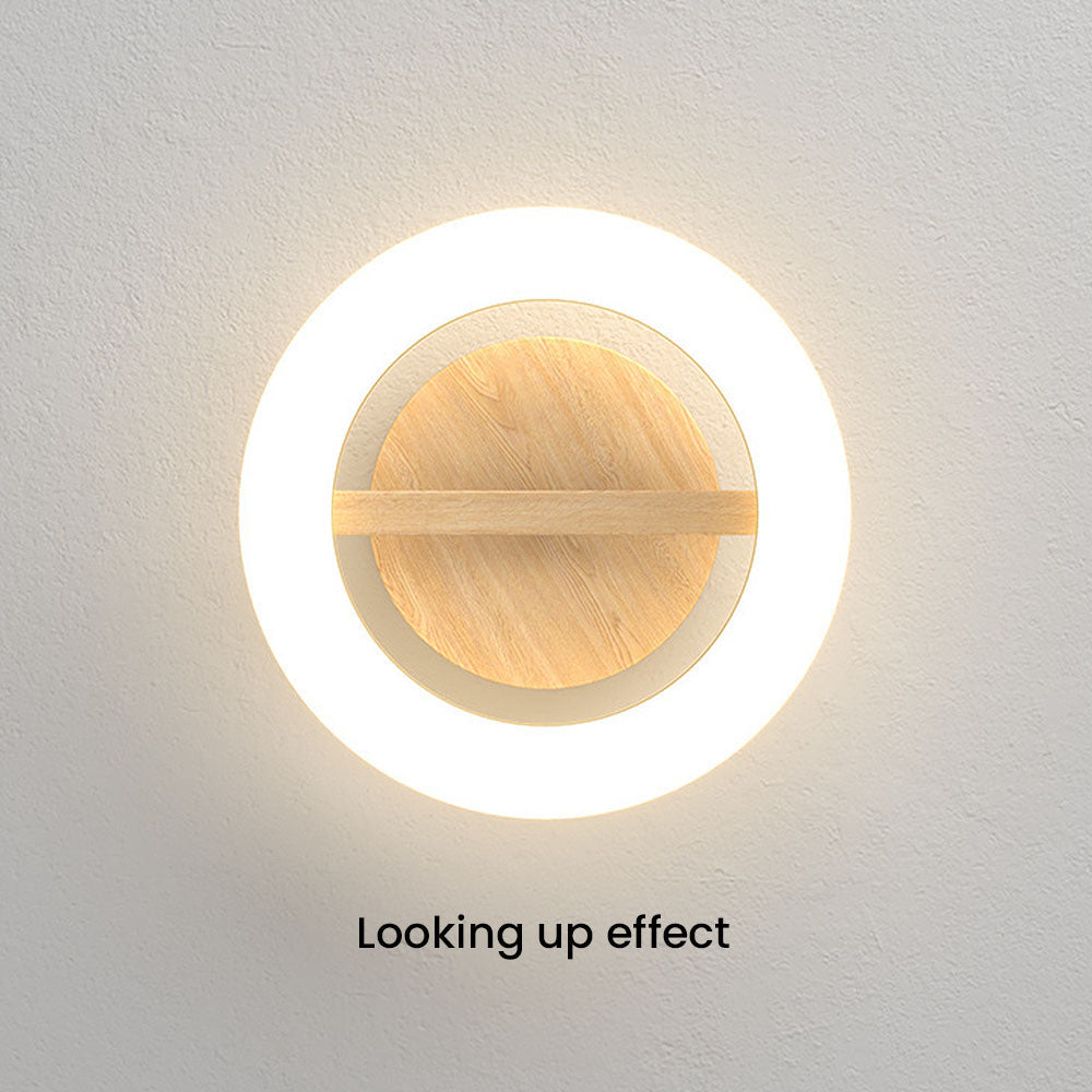 Acrylic Round LED Ceiling Light | Modern Hallway and Entrance Ceiling Fixture In Two Sizes