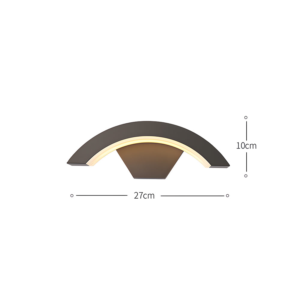 Modern Outdoor Wall Light | IP65 Waterproof LED Wall Fixture For Exterior Walls and Entrances