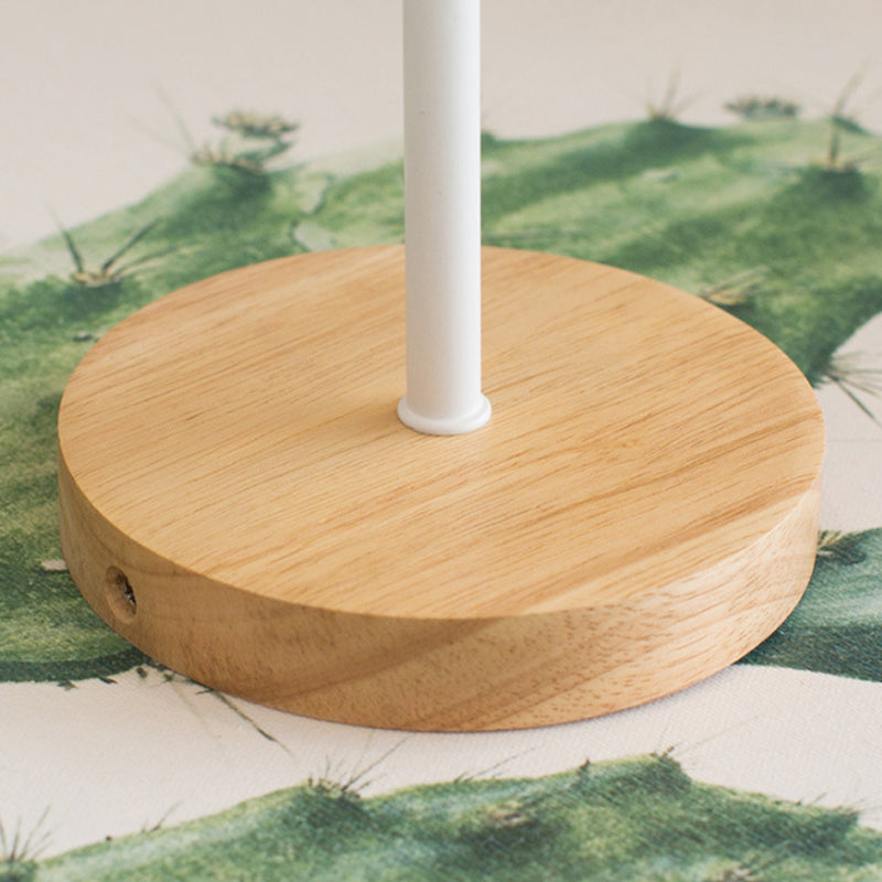 Nordic Wooden Bird Wall Lamp | Solid Wood and Iron LED Bedside Sconce With A Bulb Included