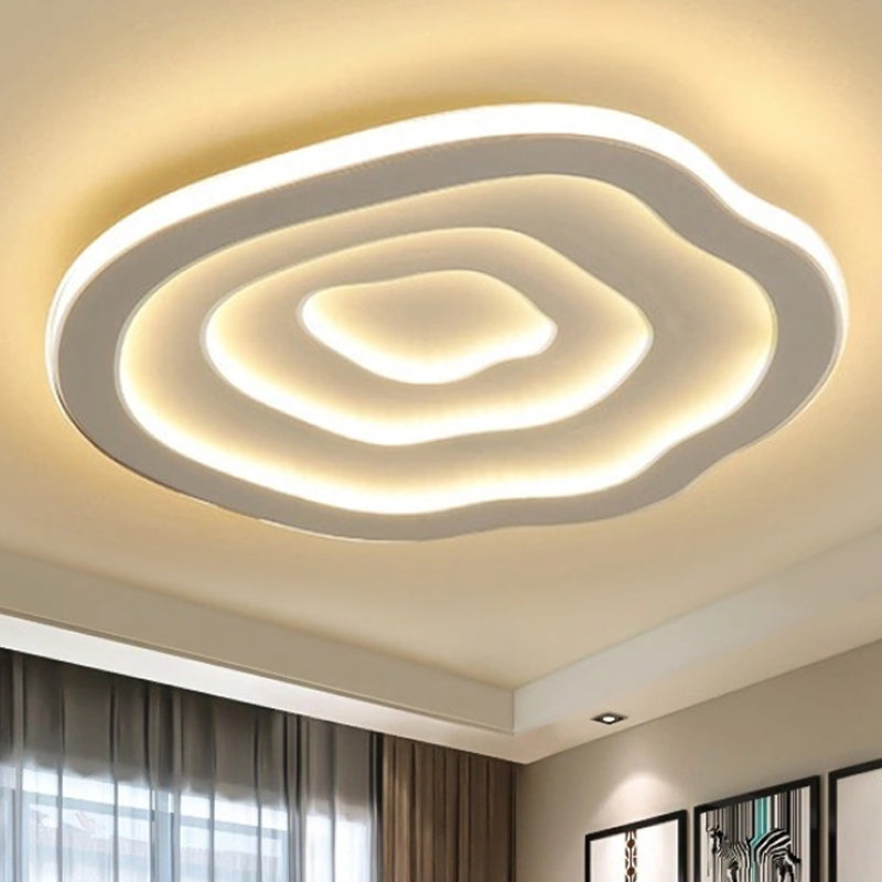 Ripple LED Ceiling Lamp | Modern Flush Mount Ceiling Light For Low Ceilings, Halls and Landings