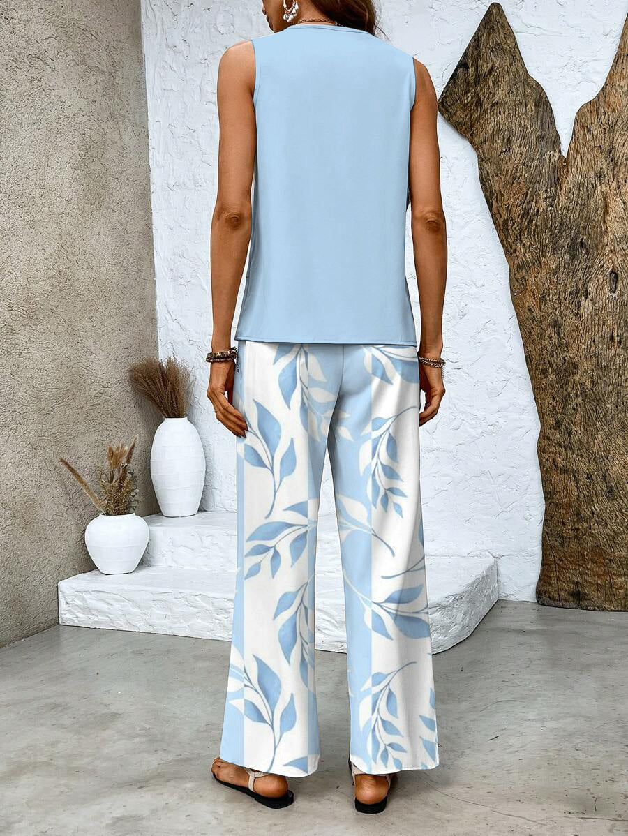 Abigail Relaxed Linen-Look Two-Piece Set
