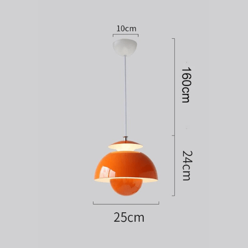 Scandinavian Modern LED Pendant Light | Timeless Nordic Ceiling Lamp In Four Bold Finishes
