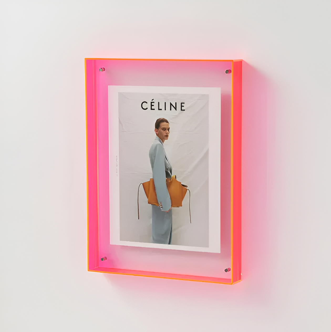 Acrylic Photo Frame | Modern Minimalist Colour Block Picture Display For Desks and Shelves