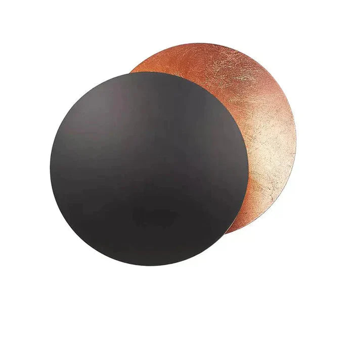 Eclipsa Wall Light | Modern Overlapping Disc Wall Sconce In Five Bold Metallic Disc Finishes