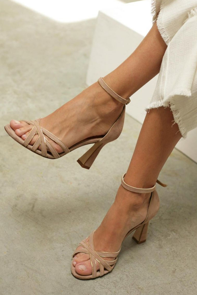 Cleo Block Heel Sandals