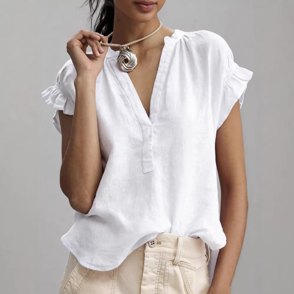 Luma Ruffle Sleeve Blouse