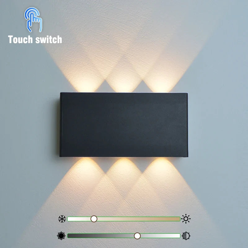 Blocklume Rechargeable Wall Lamp | Minimalist Wood Grain Design With Tricolour Light Modes