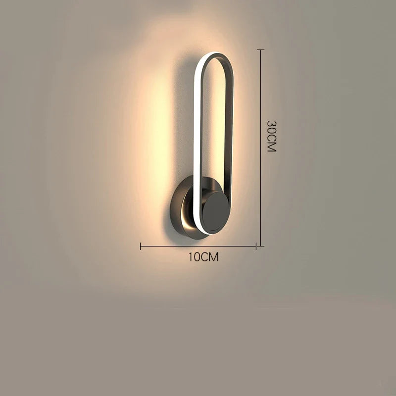 Modern LED Wall Light | 330 Degree Rotating Aluminium Sconce In Warm or Cold White LED Light