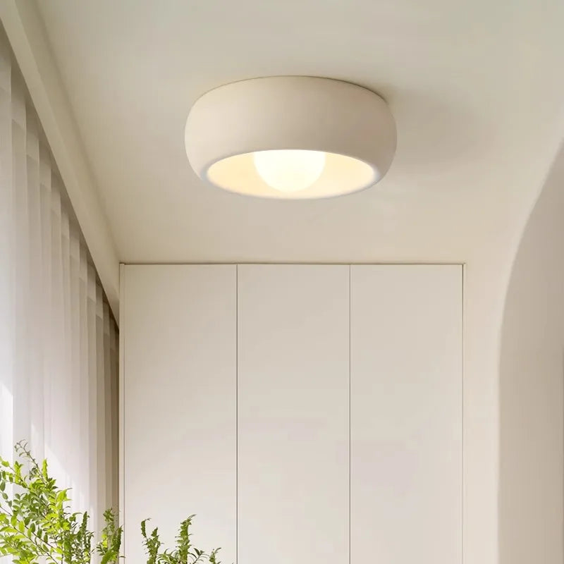 Minimalist Circular Ceiling Lamp | Modern Flush Mount Ceiling Light For Bedrooms and Hallways