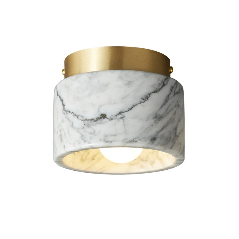 Nordic Marble Ceiling Light | Modern Downlight With A Stone Finish For Hallways and Kitchens
