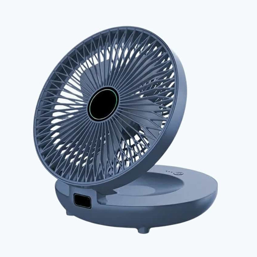 Zephyra Quiet Portable Cooling Fan | Multi Speed Desk and Bedside Fan With Soft Night Light