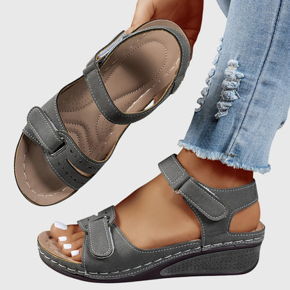Crystal Embellished Comfort Flat Sandals