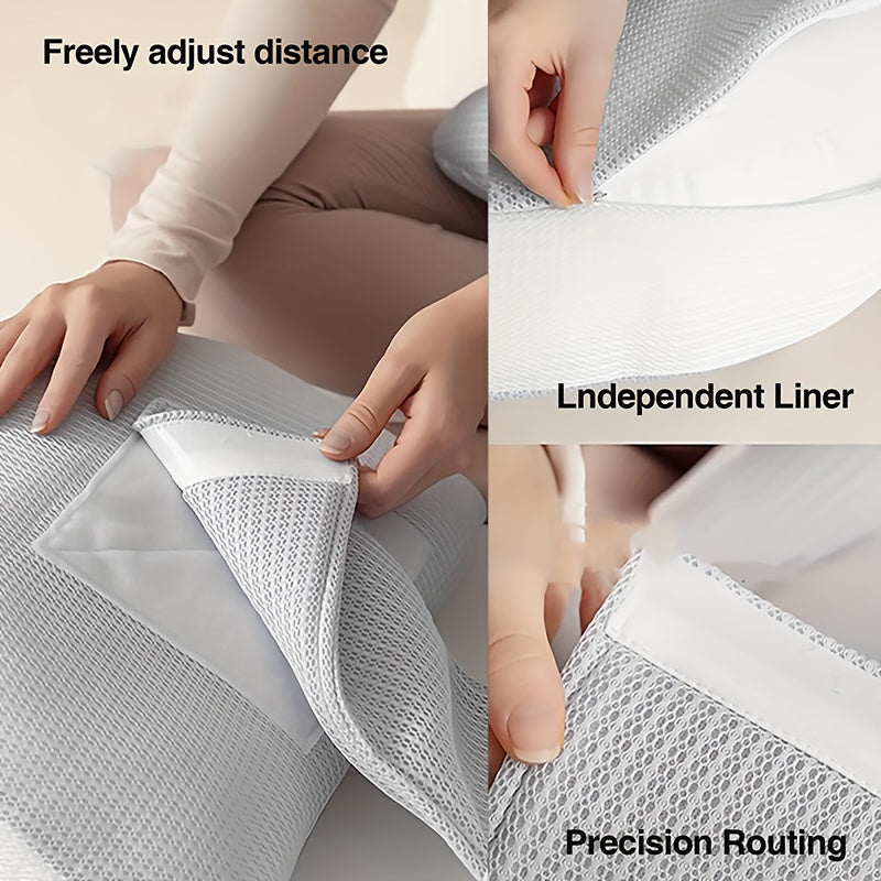 Adjustable Pregnancy Pillow | Ergonomic Maternity Support For Side Sleepers and Nursing Mothers