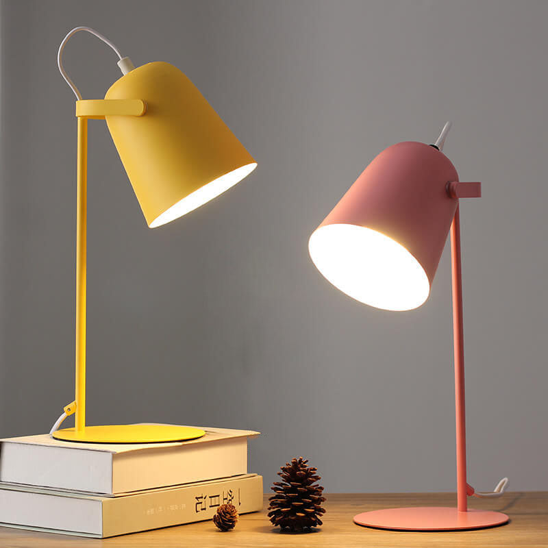 Nordic Metal LED Desk Lamp | Minimalist Reading and Study Light For Home Offices and Desks