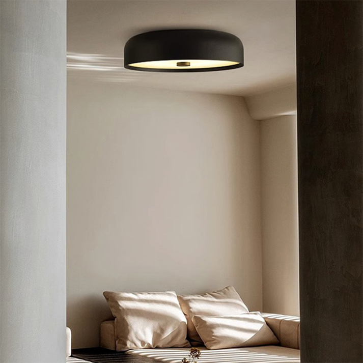 Nordic Retro Ceiling Light | Minimalist LED Flush Mount For Hallways, Bedrooms and Landing Areas