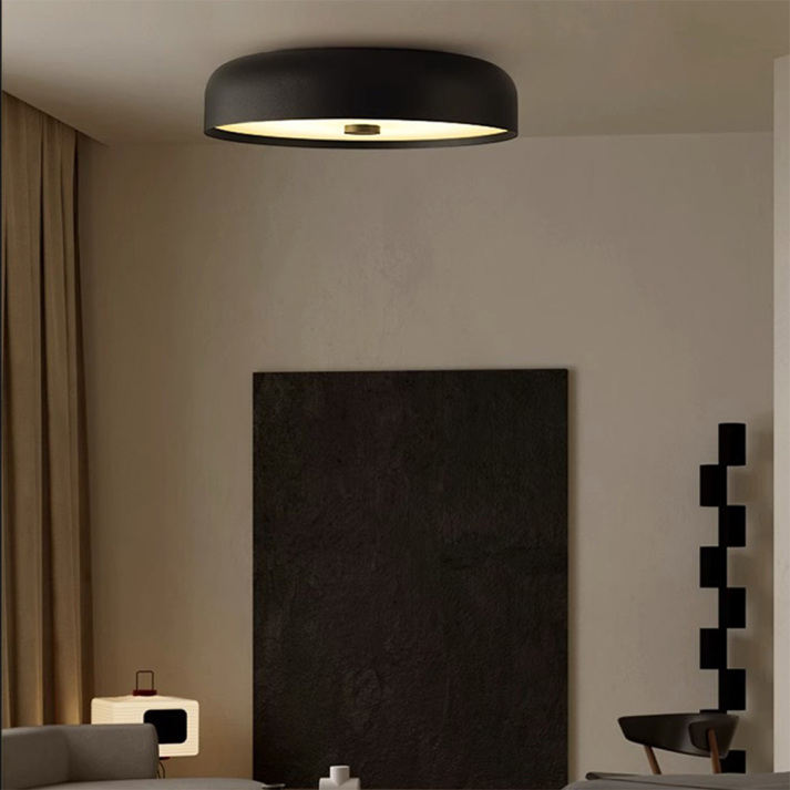 Nordic Retro Ceiling Light | Minimalist LED Flush Mount For Hallways, Bedrooms and Landing Areas