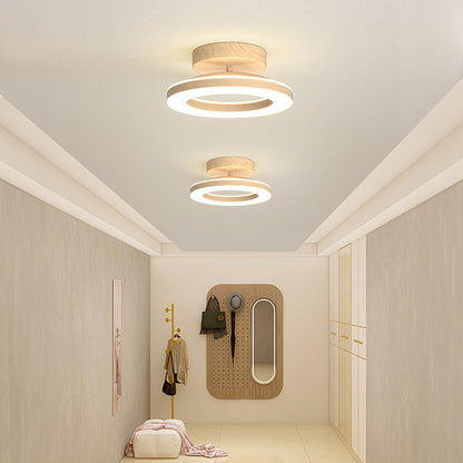 Acrylic Round LED Ceiling Light | Modern Hallway and Entrance Ceiling Fixture In Two Sizes
