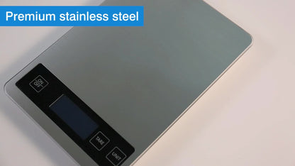 15kg Digital Kitchen Scale | USB Rechargeable Precision Food Weighing Scale For Home Baking