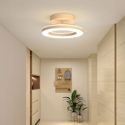 Acrylic Round LED Ceiling Light | Modern Hallway and Entrance Ceiling Fixture In Two Sizes