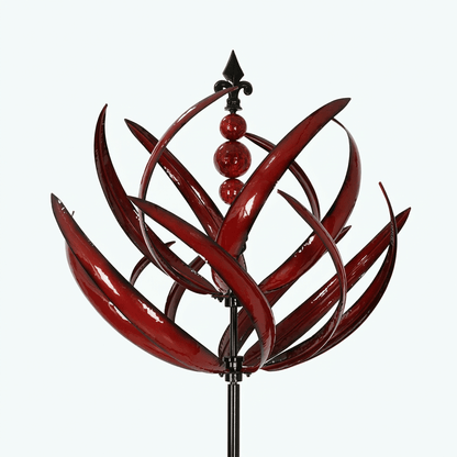 Decorative Garden Wind Spinner | Weather Resistant Kinetic Metal Yard Decor For Lawns and Patios