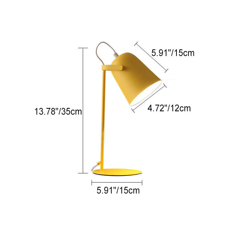 Nordic Metal LED Desk Lamp | Minimalist Reading and Study Light For Home Offices and Desks