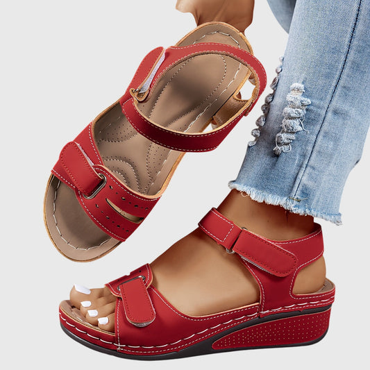 Crystal Embellished Comfort Flat Sandals