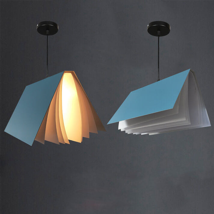 Flying Book Pendant Light | Modern Book Inspired Ceiling Lamp For Studies, Libraries and Halls