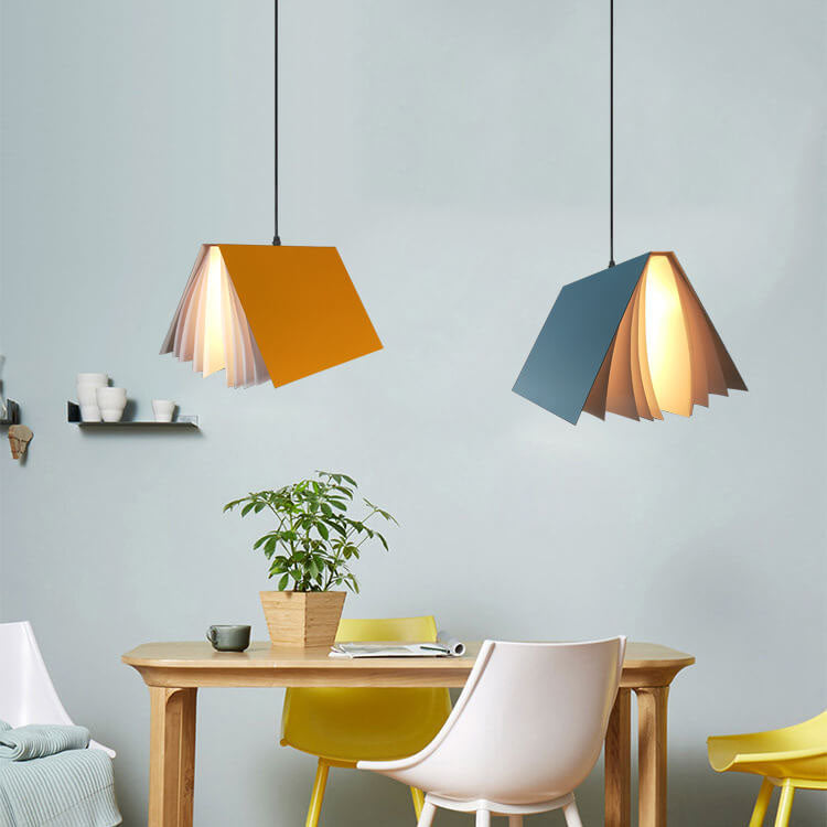 Flying Book Pendant Light | Modern Book Inspired Ceiling Lamp For Studies, Libraries and Halls