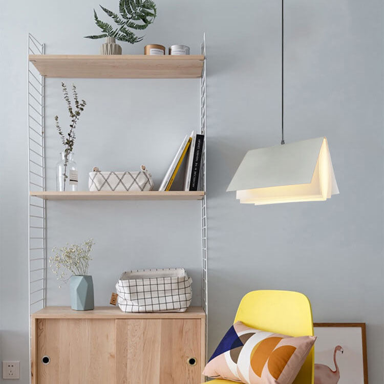 Flying Book Pendant Light | Modern Book Inspired Ceiling Lamp For Studies, Libraries and Halls