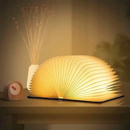 Pagelume Foldable Table Lamp | 360 Degree Rechargeable Book Light For Desks, Beds and Travel