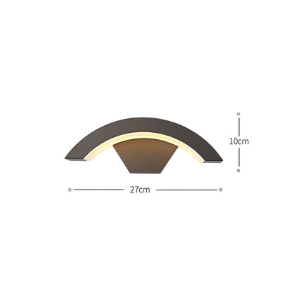 Modern Outdoor Wall Light | IP65 Waterproof LED Wall Fixture For Exterior Walls and Entrances