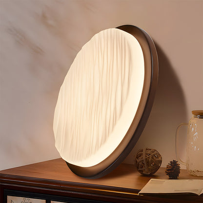 Art Deco LED Ceiling Light | Vintage Sculpted Glass Flush Mount In Three Different Shade Sizes