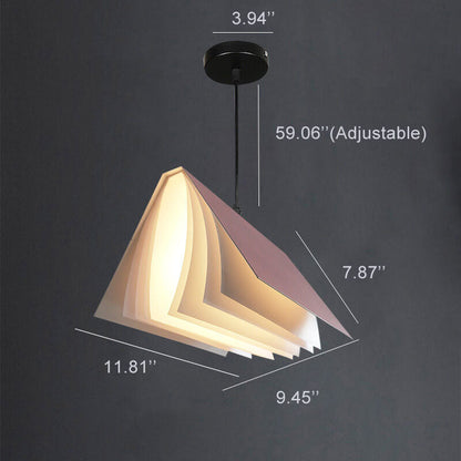 Flying Book Pendant Light | Modern Book Inspired Ceiling Lamp For Studies, Libraries and Halls