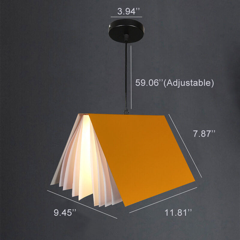 Flying Book Pendant Light | Modern Book Inspired Ceiling Lamp For Studies, Libraries and Halls