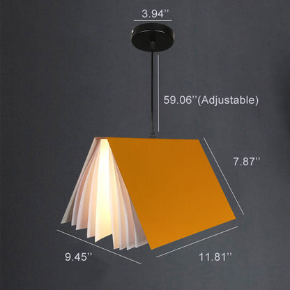 Flying Book Pendant Light | Modern Book Inspired Ceiling Lamp For Studies, Libraries and Halls