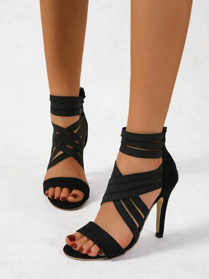 Celeste Strappy High-Heel Pumps