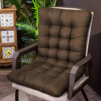 Outdoor Chair Cushion | Durable Water Resistant Polyester Seat Pad For Patio and Dining Chairs