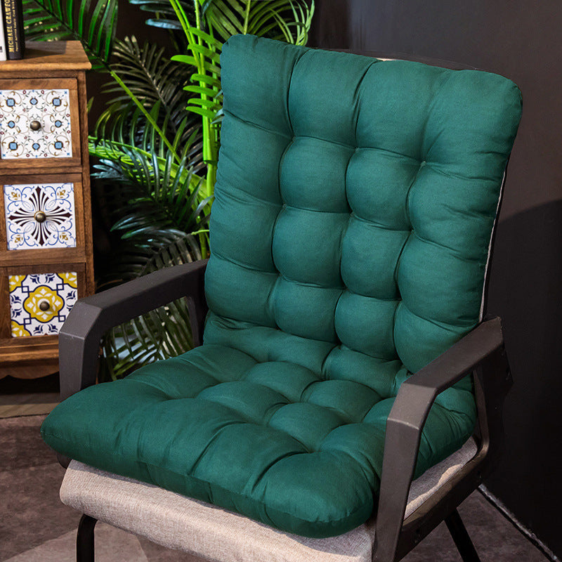 Outdoor Chair Cushion | Durable Water Resistant Polyester Seat Pad For Patio and Dining Chairs