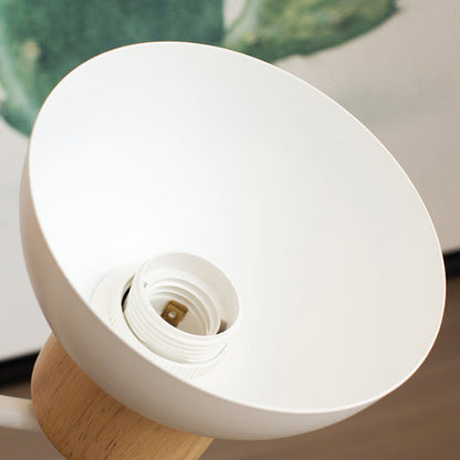 Nordic Wooden Bird Wall Lamp | Solid Wood and Iron LED Bedside Sconce With A Bulb Included