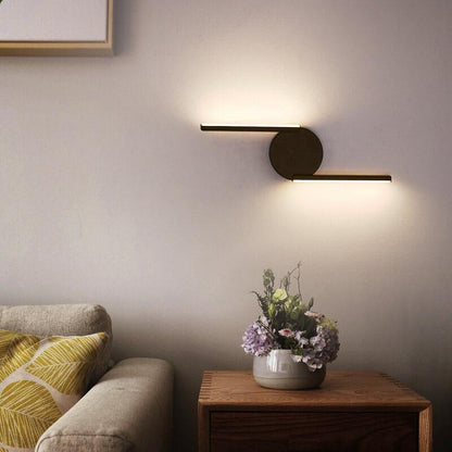 Curves Line LED Wall Light | Modern Minimalist Arc Design In Three Shapes and Two Finishes