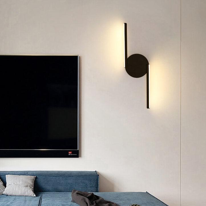 Curves Line LED Wall Light | Modern Minimalist Arc Design In Three Shapes and Two Finishes