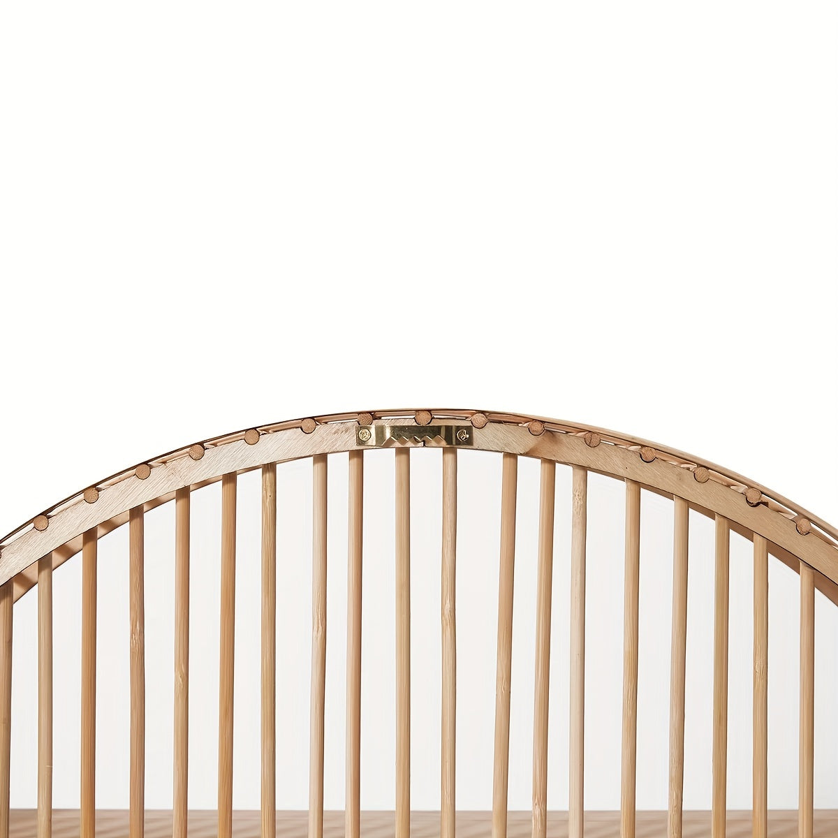 Round Bamboo Wall Shelf | Handmade Boho Floating Organiser For Plants, Books and Ornaments