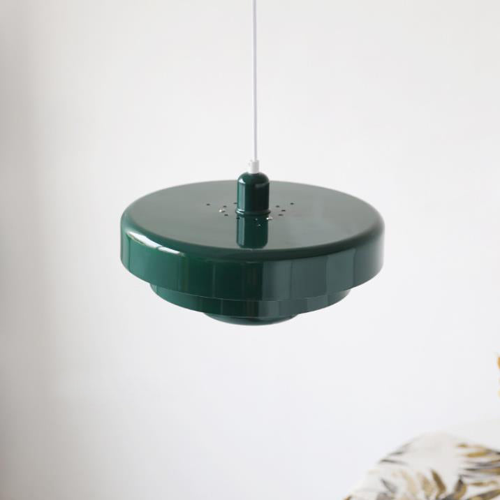 Nordic Vintage Layered Pendant Lamp | Modern Retro Hanging Light In Three Shade Colourways