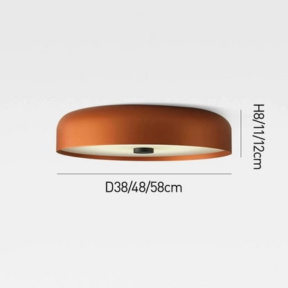Nordic Retro Ceiling Light | Minimalist LED Flush Mount For Hallways, Bedrooms and Landing Areas