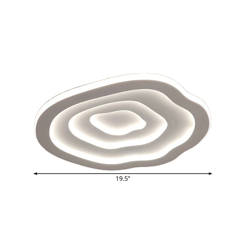 Ripple LED Ceiling Lamp | Modern Flush Mount Ceiling Light For Low Ceilings, Halls and Landings
