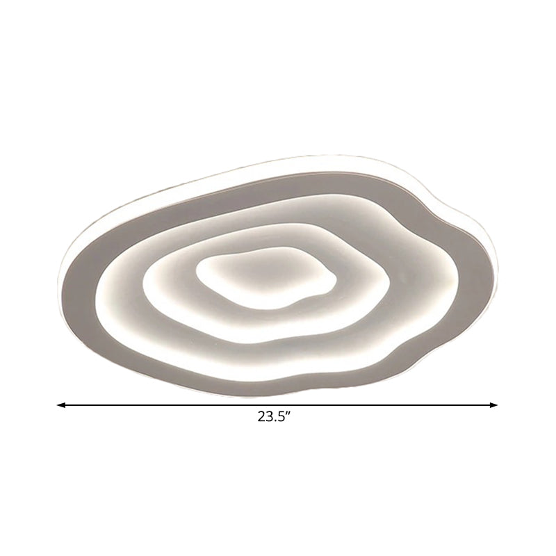 Ripple LED Ceiling Lamp | Modern Flush Mount Ceiling Light For Low Ceilings, Halls and Landings