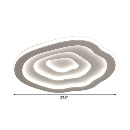 Ripple LED Ceiling Lamp | Modern Flush Mount Ceiling Light For Low Ceilings, Halls and Landings