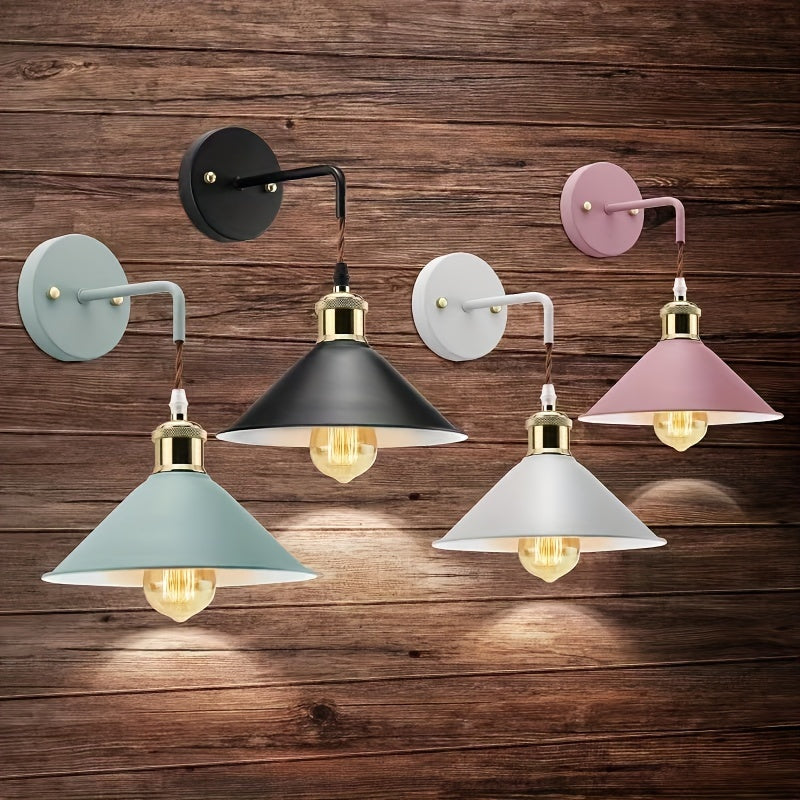 Modern Metal Wall Sconce Pair | Industrial Oil Rubbed Wall Light Fixture Set Of Two Lights