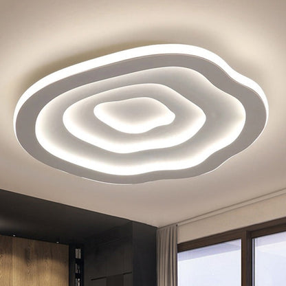 Ripple LED Ceiling Lamp | Modern Flush Mount Ceiling Light For Low Ceilings, Halls and Landings